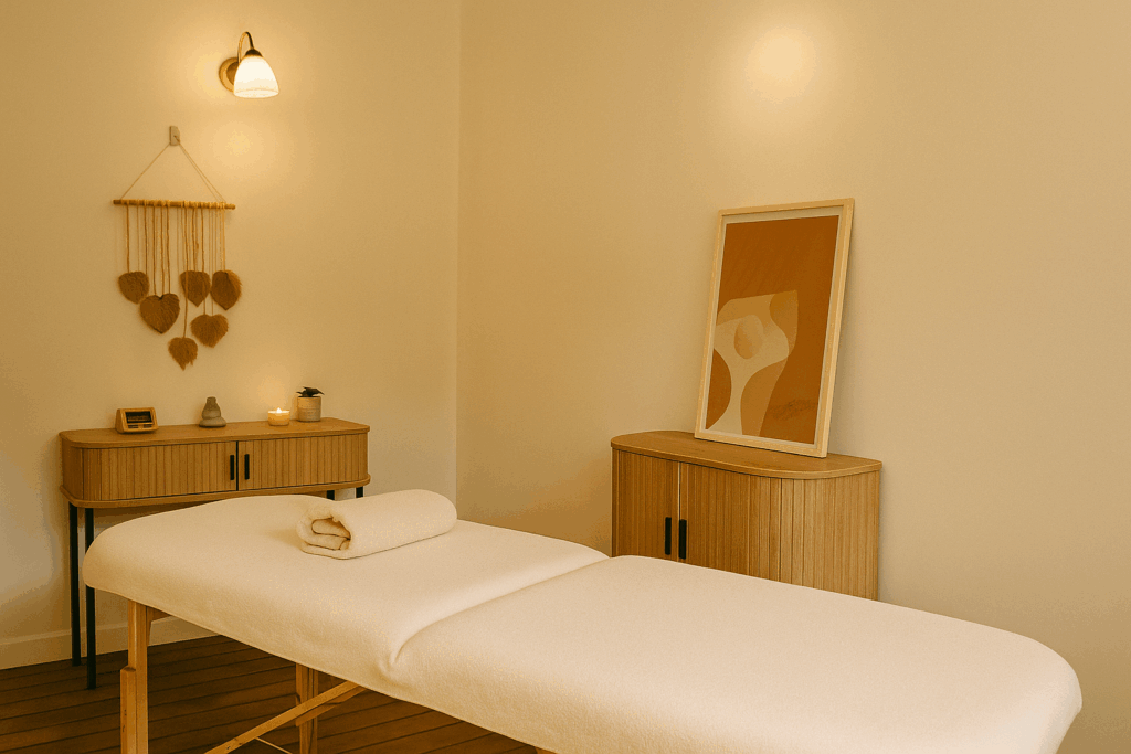 Table de massage apaisante à Châteauneuf de Grasse – Instants pour Soi
